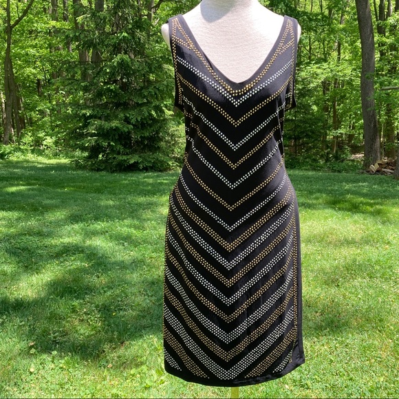 Carmen Marc Valvo Dresses & Skirts - NWT Carmen Marc Valvo Studded Evening Dress